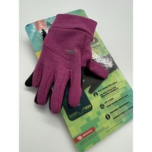 HEAD Kids' Touchscreen Gloves in Raspberry Heather, Size Large M